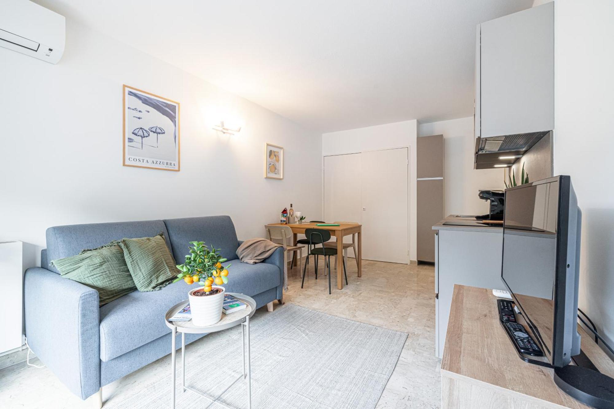 Appartement 2P Renove Avec Terrasse Au Port De Ницца Экстерьер фото